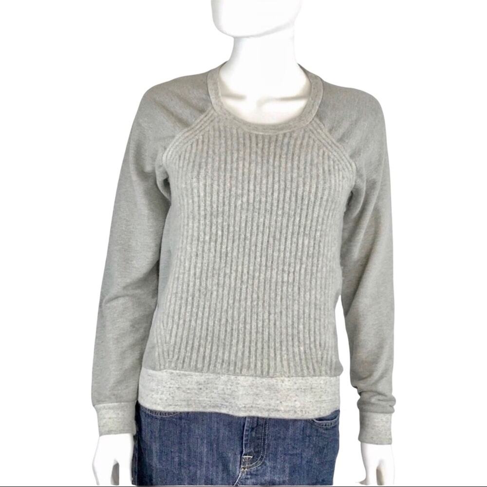 J. Crew Wool Blend Gray Sweatshirt & Sweater Outdoor & Cozy - Picture 2 of 8